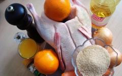 Утка запеченная в фольге с апельсинами – Легкие рецепты